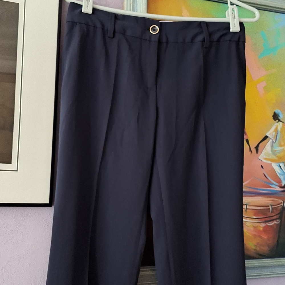 37. Alberto Bini Navy Blue Pants. Made in Italy